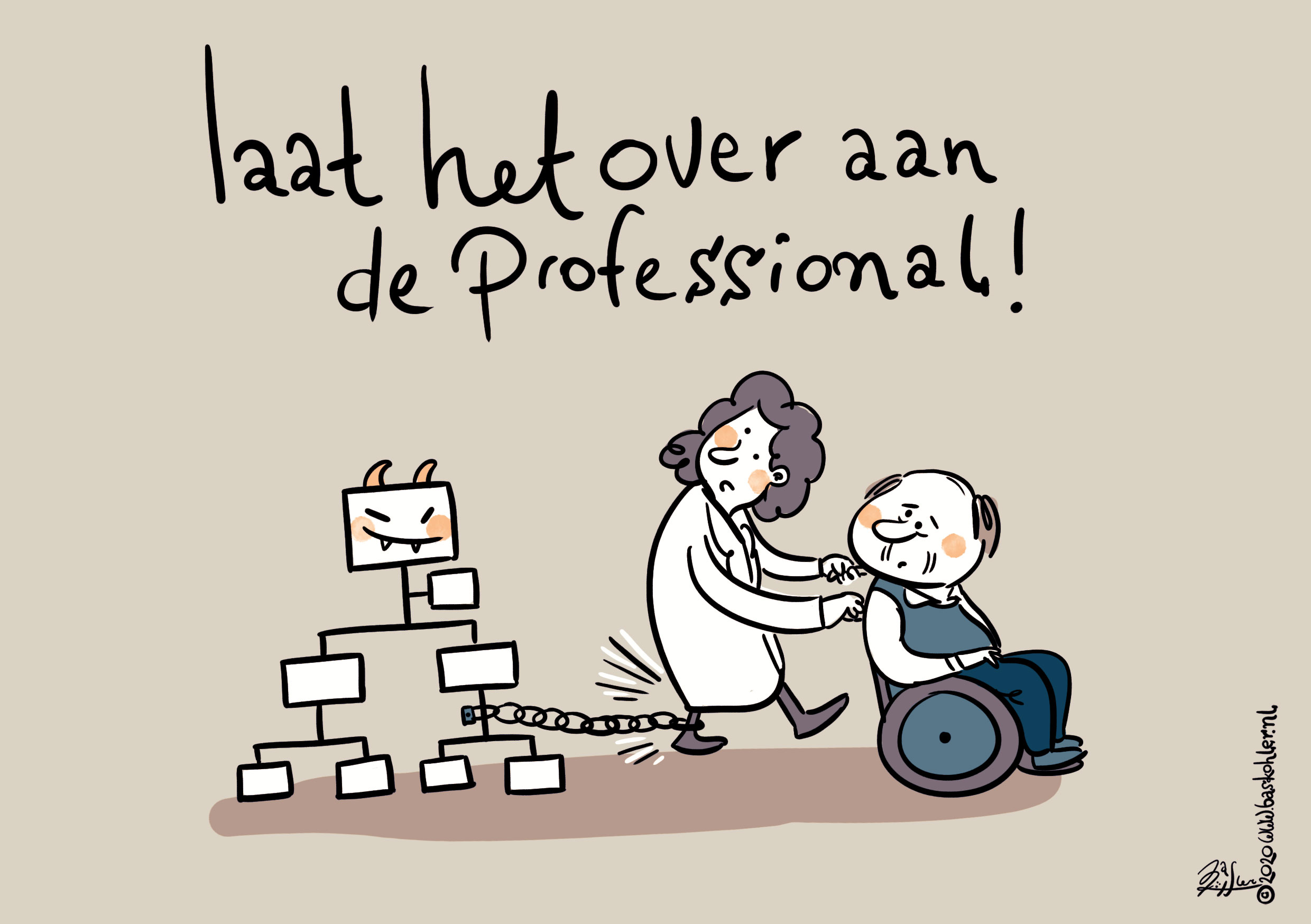 Ondersteunt de organisatie de professionals in de voorste linie?